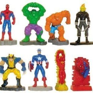 Marvel Superhero Mini Figure Set - Set of 8 PCS